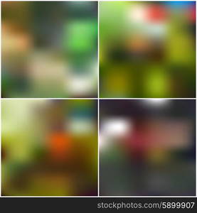 Abstract unfocused natural backgrounds, blurred wallpaper design.