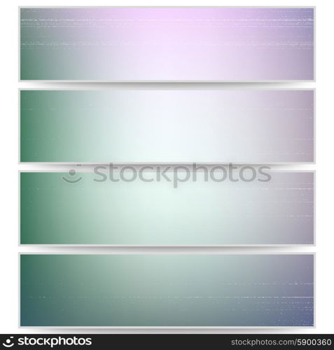 Abstract unfocused natural headers, blurred design vector.