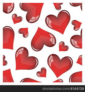 Abstract Valentine days background frame. Vector illustration.