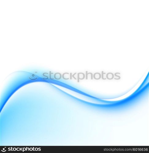 Abstract vector background. Abstract background in wavy style in blue color