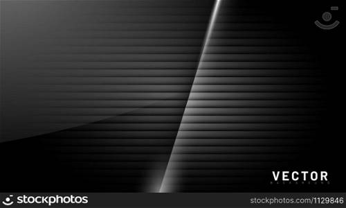 abstract vector background. black glossy with overlapping shadows. design illustration