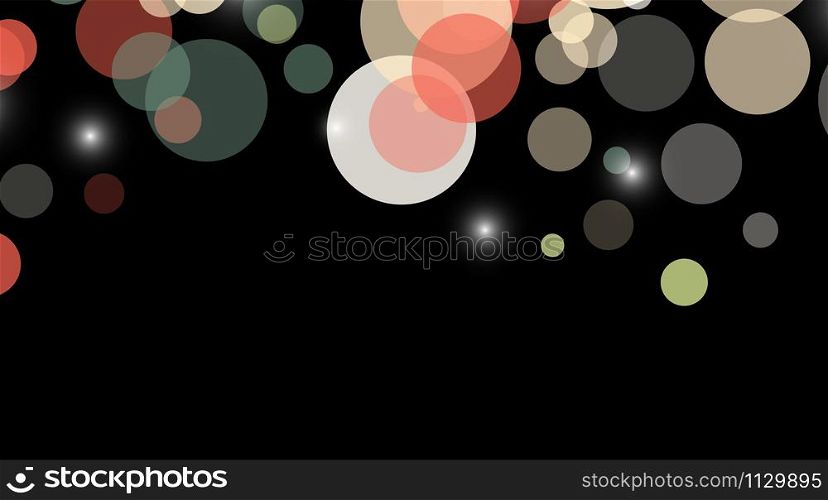 abstract vector background.blue Circle Dot Unique isolated black Background . Vector Illustration For Wallpaper, Banner, Background, Card, Landing Page etc.