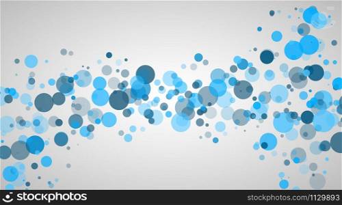 abstract vector background.blue Circle Dot Unique isolated white Background . Vector Illustration For Wallpaper, Banner, Background, Card, Landing Page etc.