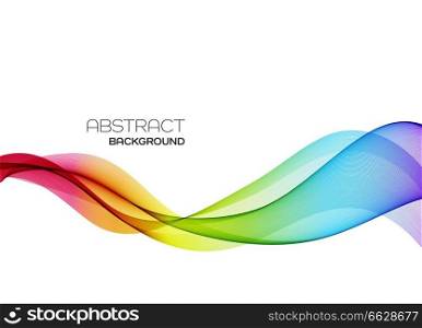 Abstract vector background, color flow waved lines for brochure, website, flyer design. Transparent smooth wave. Abstract colorful vector background, color flow wave for design brochure, website, flyer.