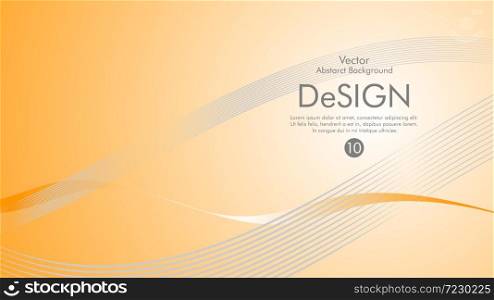 Abstract vector background, color flow waved lines . stock vector