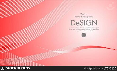 Abstract vector background, color flow waved lines . stock vector