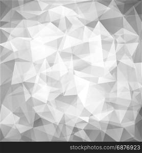 Abstract vector background. Gray triangular abstract background. Trendy vector illustration.