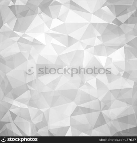 Abstract vector background. Grey triangular abstract background. Trendy vector illustration.