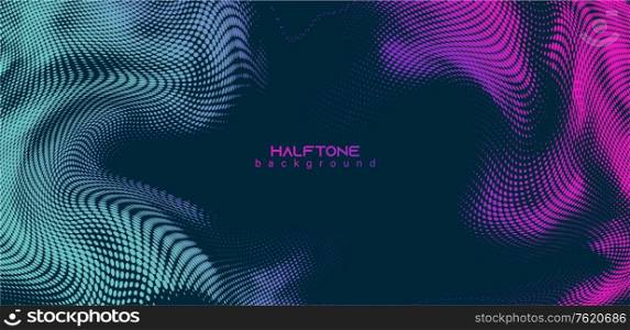 Abstract vector background. Halftone gradient gradation. Vibrant flowing texture. Smoke effect. Retro design. 80s, 90s style color. Abstract vector background. Halftone gradient gradation. Vibrant flowing texture. Smoke effect. Retro design.