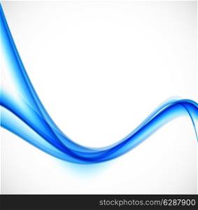Abstract vector background in blue color. Flyer brochure design