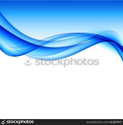 Abstract vector background in blue color. Flyer brochure design