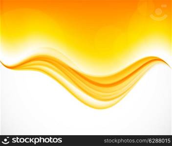 Abstract vector background in orange color. Flyer brochure design