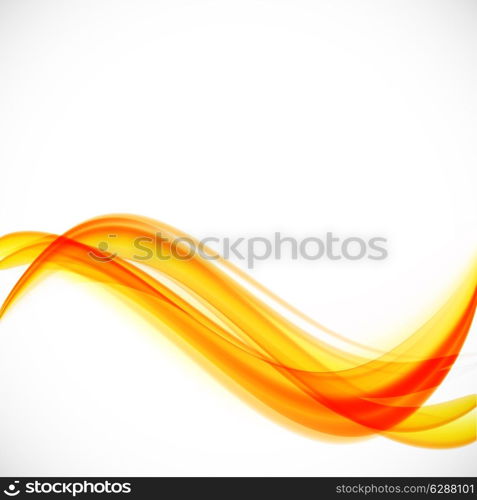 Abstract vector background in orange color. Flyer brochure design