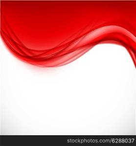 Abstract vector background in red color. Flyer brochure design