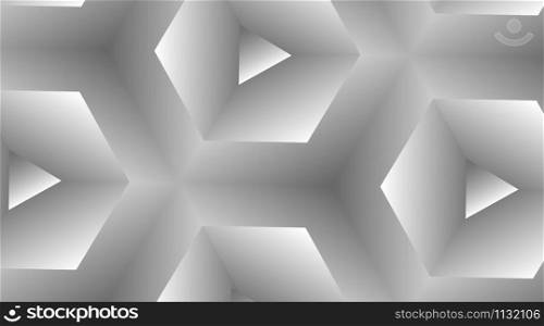 abstract vector background of a hexagon pattern with white gradient