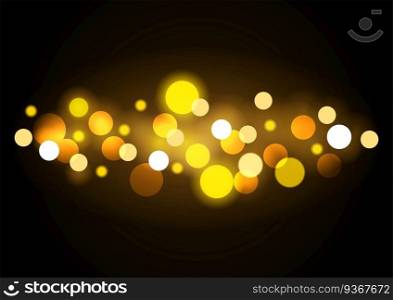 Abstract vector background of bokeh lights in EPS10