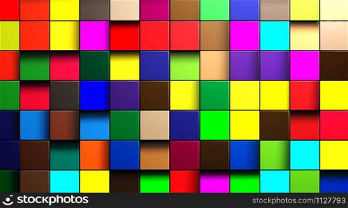 abstract vector background of multi-colored cubes. abstract vector background of multi-colored cubes in eps 10
