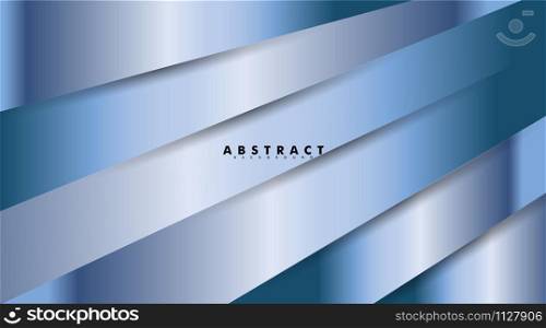 abstract vector background. overlapping blue metal shapes. design illustrations for any background