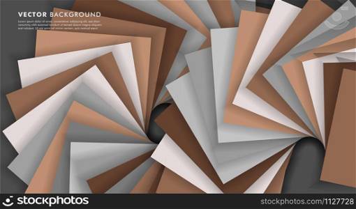 Abstract vector background. overlapping colorful square paper
