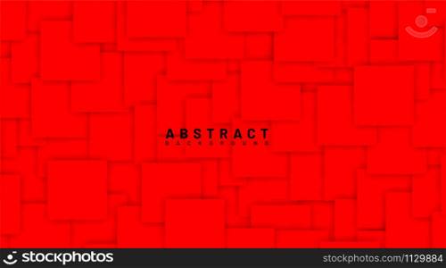 abstract vector background. overlapping red square design . Vector illustrations for wallpapers, banners, backgrounds, cards, book illustrations, landing pages