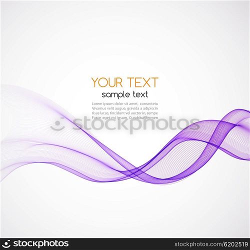 Abstract vector background, purple transparent waved lines for brochure, website, flyer design. purple smoke wave. purple wavy background