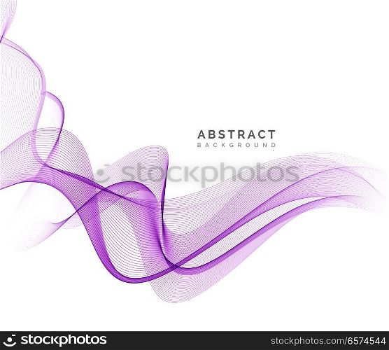Abstract vector background, purple waved lines for brochure, website, flyer design. illustration eps10. Abstract vector background, purple wavy