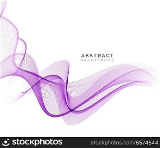 Abstract vector background, purple waved lines for brochure, website, flyer design. illustration eps10. Abstract vector background, purple wavy