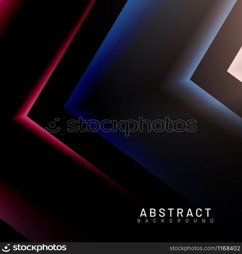 abstract vector background. rectangle shape overlapping. 3d design technology