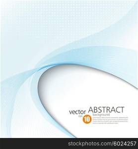 Abstract vector background, smooth waved lines for brochure, website, flyer design. illustration eps10