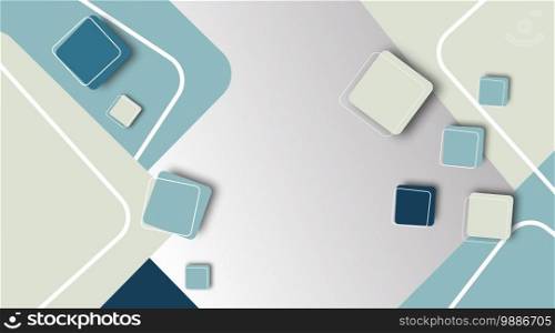 abstract vector background .  square with overlapping lines