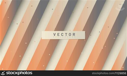 abstract vector background. straight parallel lines with gradients. 3D design