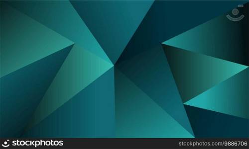abstract vector background .  triangle shape green color