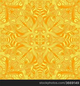 abstract vector background with a gold ornament