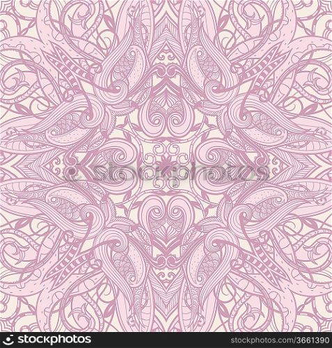abstract vector background with a rich orient ornament