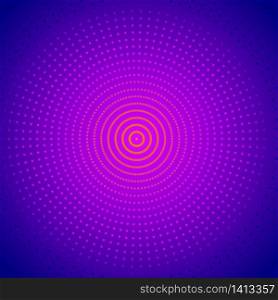Abstract vector background with dotted lines. Vector illustration. Vibrant colors