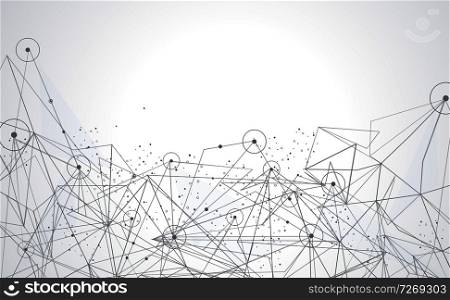 Abstract vector background with high tech scheme.