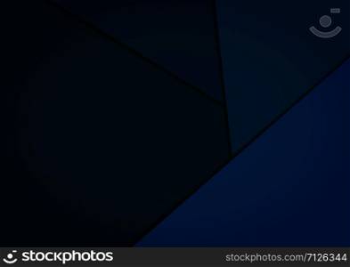 Abstract vector background with overlapping planes in blue tones for business design, book covers, brochures and cover pages, printed publications.