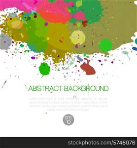 Abstract vector background with watercolor splash. EPS 10. Abstract vector background
