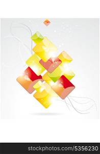 abstract vector backgrounds with color glass rombs. abstract vector backgrounds