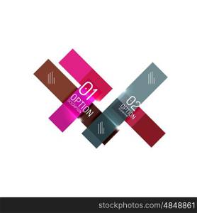 Abstract vector business geometric infographics. Abstract vector business geometric infographics for workflow layout, diagram, number options or web design