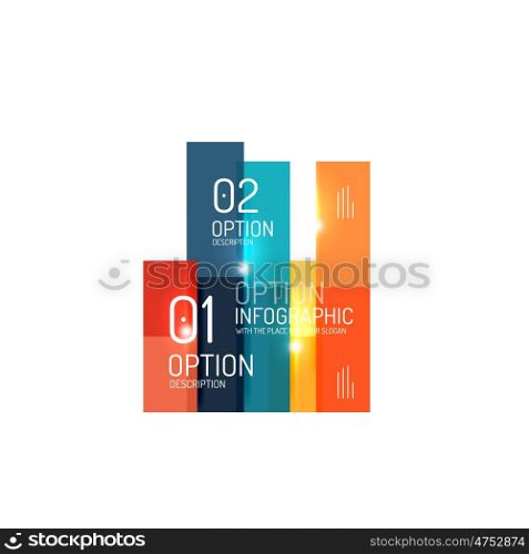 Abstract vector business geometric infographics for workflow layout, diagram, number options or web design