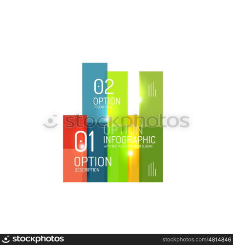 Abstract vector business geometric infographics for workflow layout, diagram, number options or web design