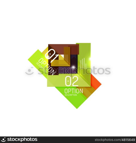 Abstract vector business geometric infographics for workflow layout, diagram, number options or web design