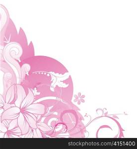 abstract vector floral