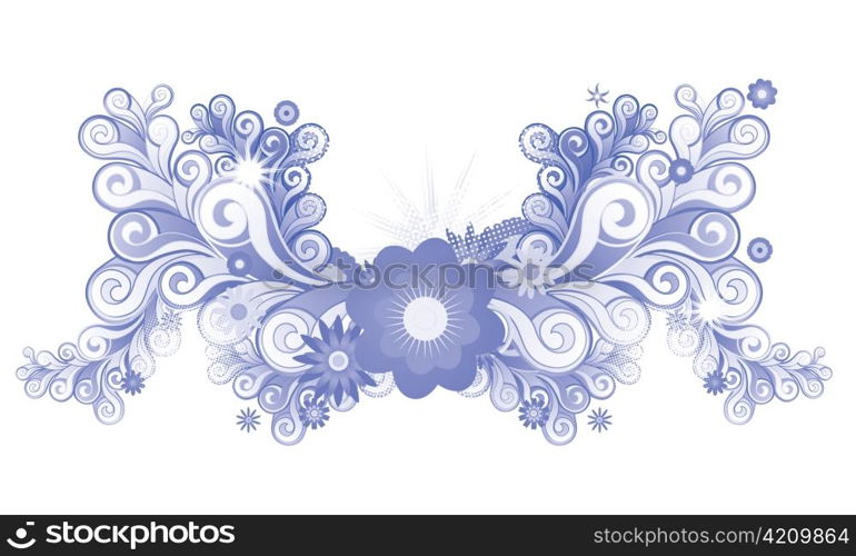 abstract vector floral