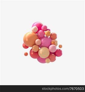 Abstract vector futuristic background with colorful 3d spheres, glossy bubbles, balls. Abstract vector futuristic background with colorful 3d spheres, glossy bubbles, balls.