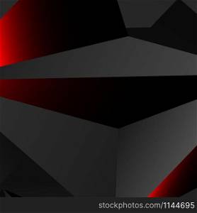 abstract vector geometric background. Dark Red vector polygonal template.Vector Illustration For Wallpaper, Banner, Background, Card, landing page , etc