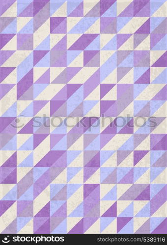Abstract vector geometrical violet background with triangles