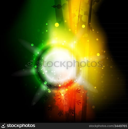 Abstract vector glowing background