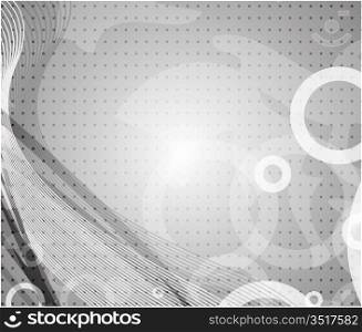 Abstract vector grey lines